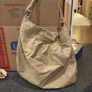 American Eagle Outfitters Beige cotton bag (2010)